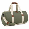 Sac de voyage 50 x 25 x 28 cm en toile vert kaki avec bandoulière amovible